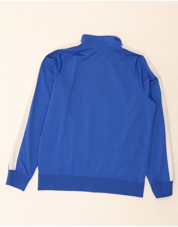 Nike Mens Tracksuit Top Jacket Large Blue Colourblock Polyester