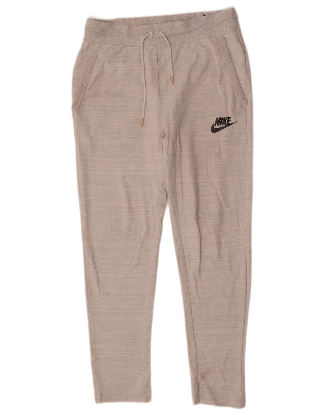 Nike Mens Tracksuit Trousers Small Grey Cotton