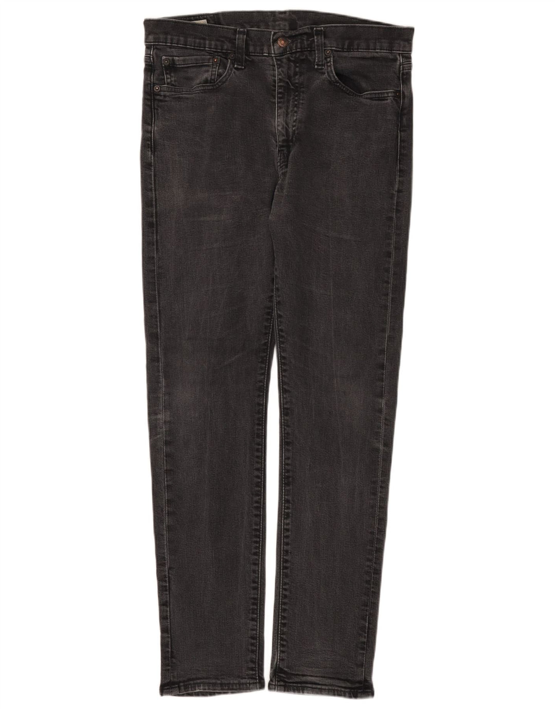 Levi's Mens Slim Jeans W34 L32 Grey Cotton