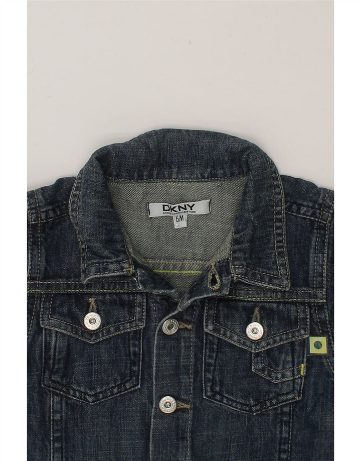 DKNY Baby Boys Denim Jacket 3-6 Months Blue Cotton Vintage Dkny and Second-Hand Dkny from Messina Hembry 