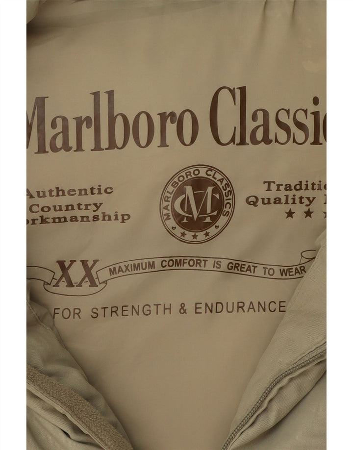 Marlboro Classics Mens Padded Gilet UK 44 2XL Khaki