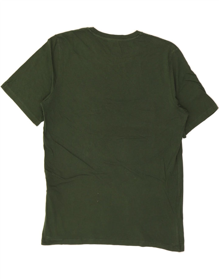JACK & JONES Mens Graphic T-Shirt Top Medium Green Cotton Vintage Jack & Jones and Second-Hand Jack & Jones from Messina Hembry 