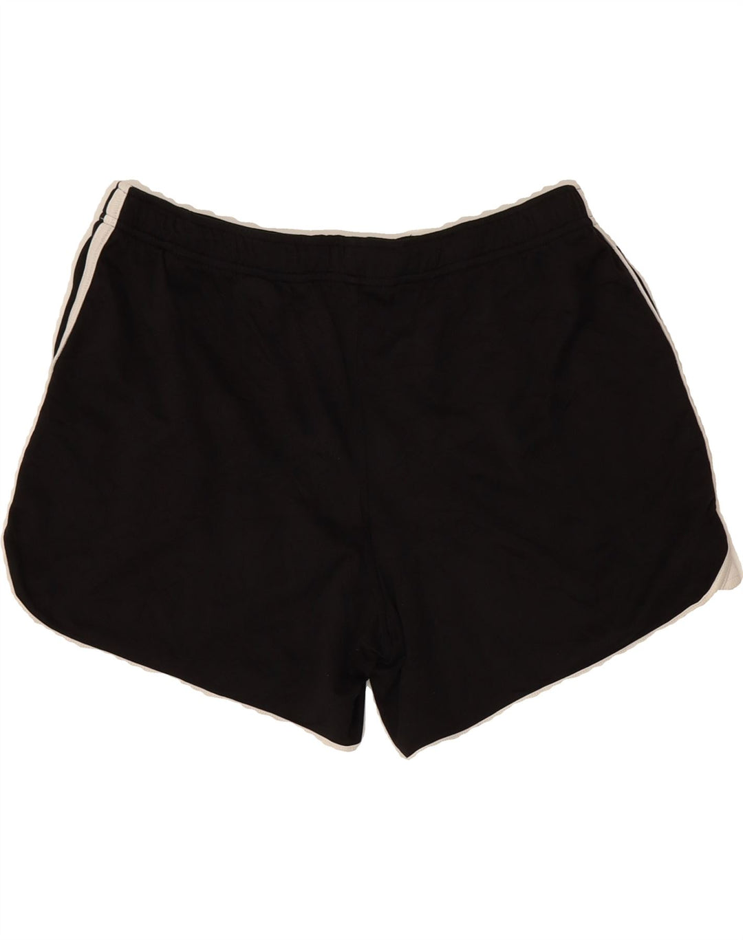 REEBOK Womens Sport Shorts UK 14 Large Black Colourblock Polyester Vintage Reebok and Second-Hand Reebok from Messina Hembry 