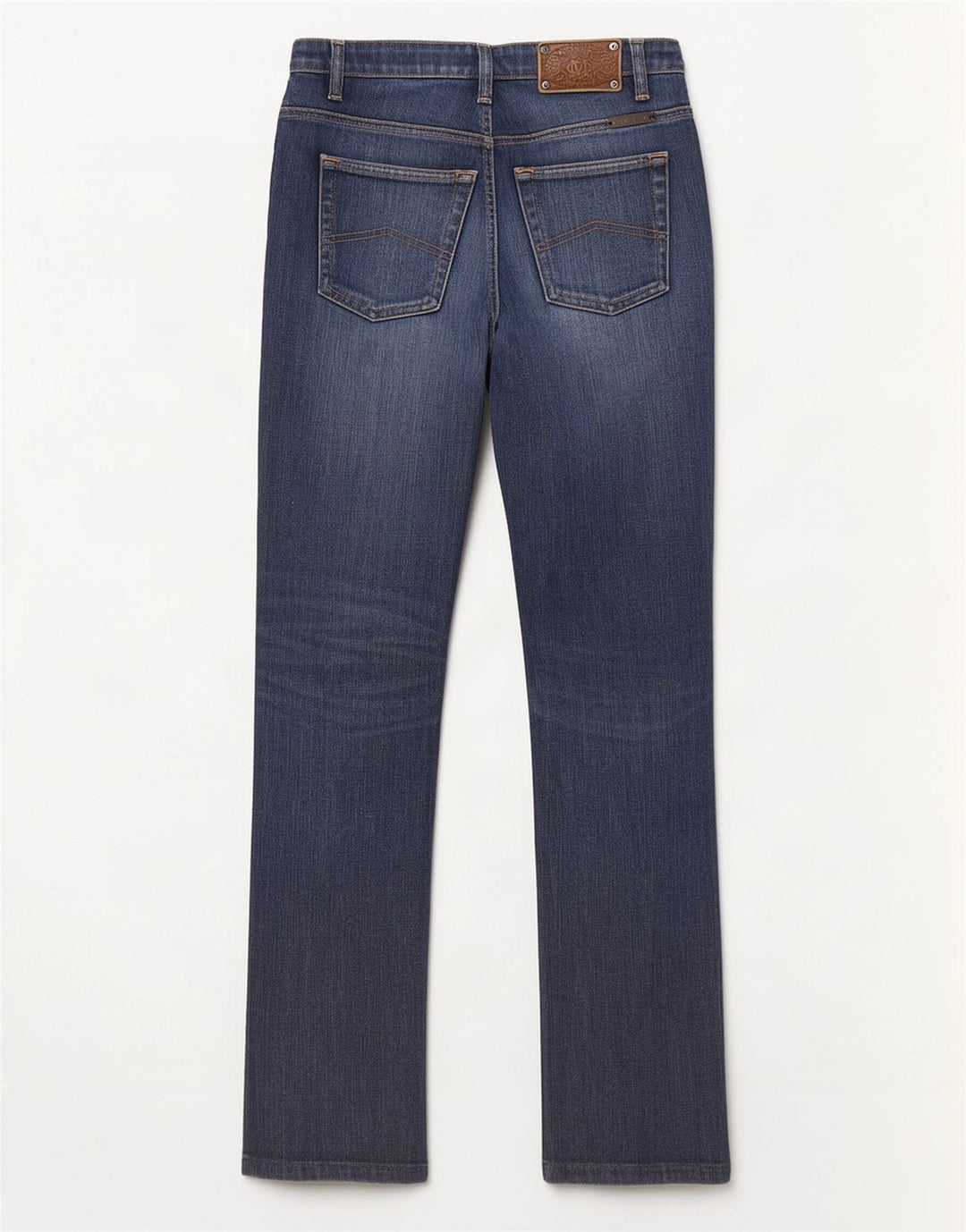 Marlboro Classics Womens Distressed Straight Jeans W28 L29 Navy Blue