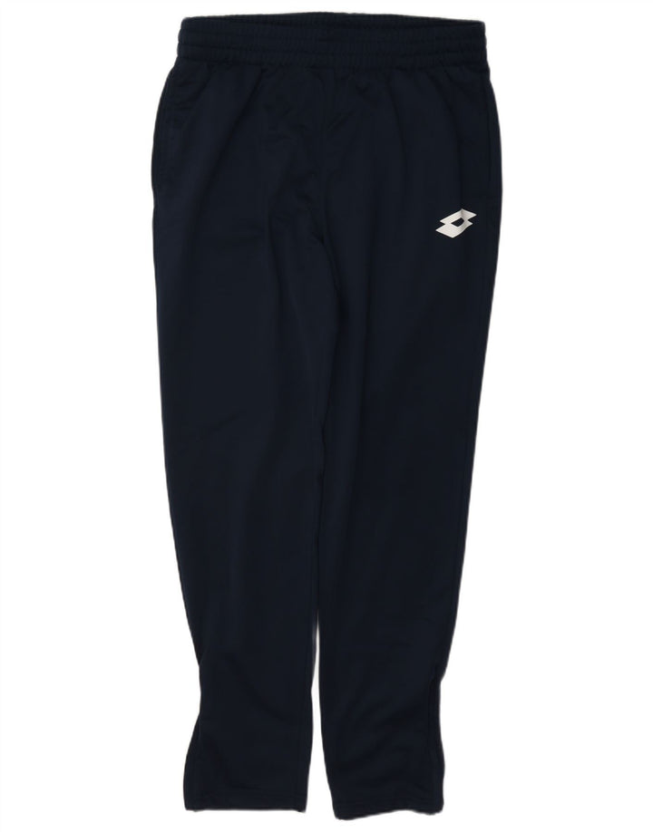 Lotto Mens Tracksuit Trousers Medium Navy Blue Polyester