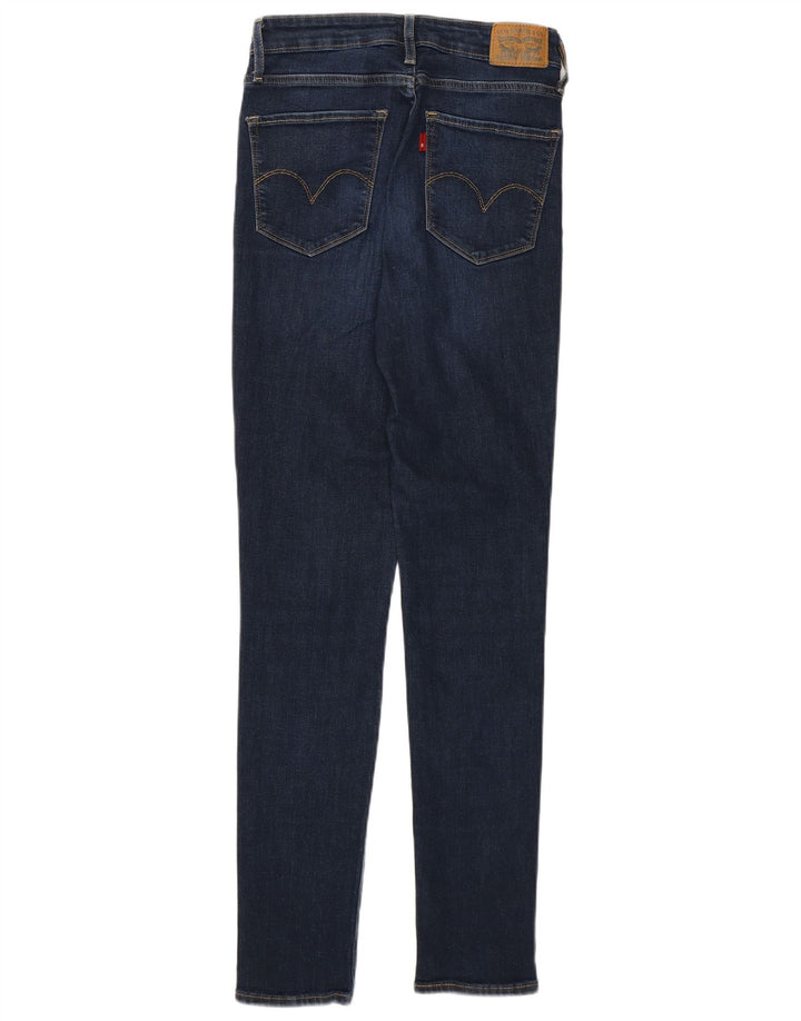 LEVI'S Womens Skinny Jeans W26 L30 Blue Cotton