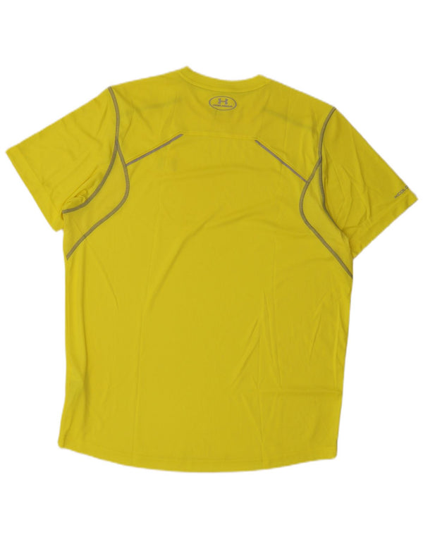Camiseta masculina Under Armour Heat Gear Top XL amarelo poliéster