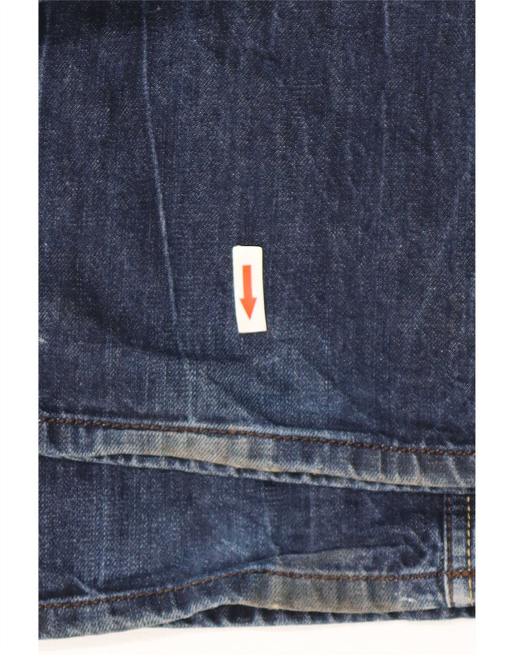 Diesel Mens Straight Jeans W32 L32 Blue Cotton