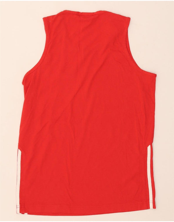 Canotta da uomo Adidas UK 36/38 piccolo cotone rosso