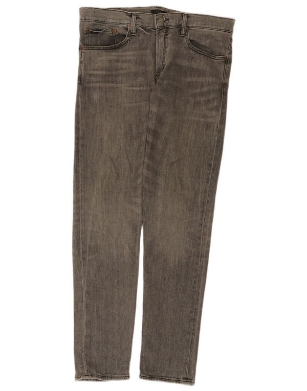Polo Ralph Lauren Mens Slim Jeans W34 L32 Grey Cotton