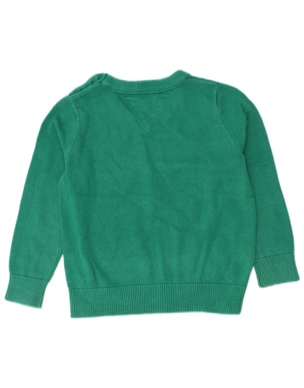 Tommy Hilfiger Pull col V pour bébé garçon 12-18 mois Vert