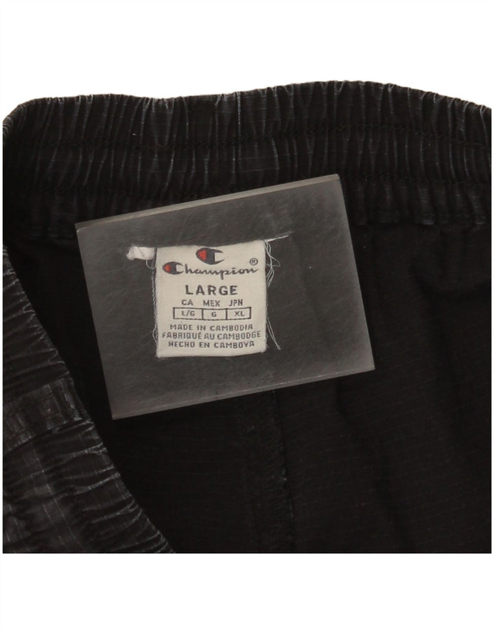 Champion Mens Joggers Cargo Trousers Large W34 L28 Black