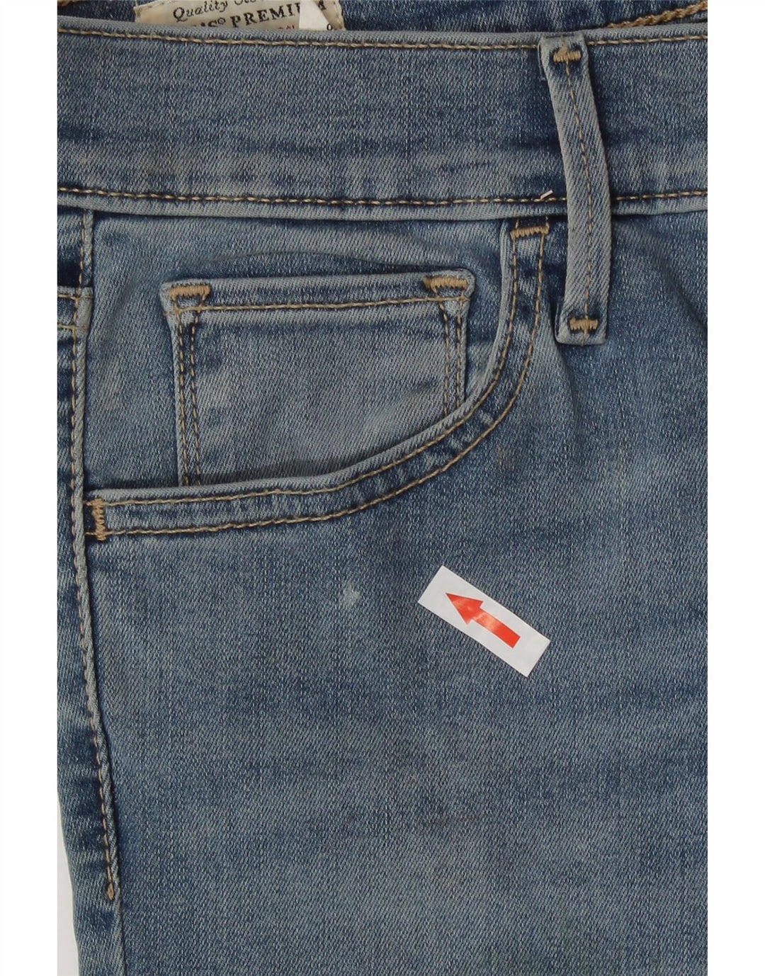 Levi's Damen 720 Super Skinny Jeans W27 L30 Blau