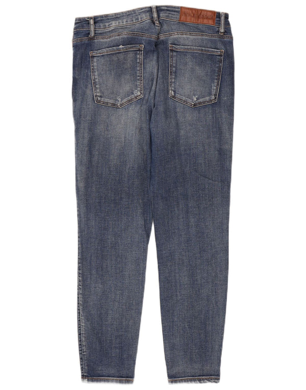 Jeans slim invecchiati Desigual da donna W32 L26 cotone blu