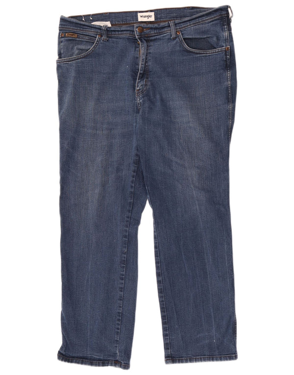 Wrangler Mens Texas Straight Jeans W40 L30 Blue Cotton