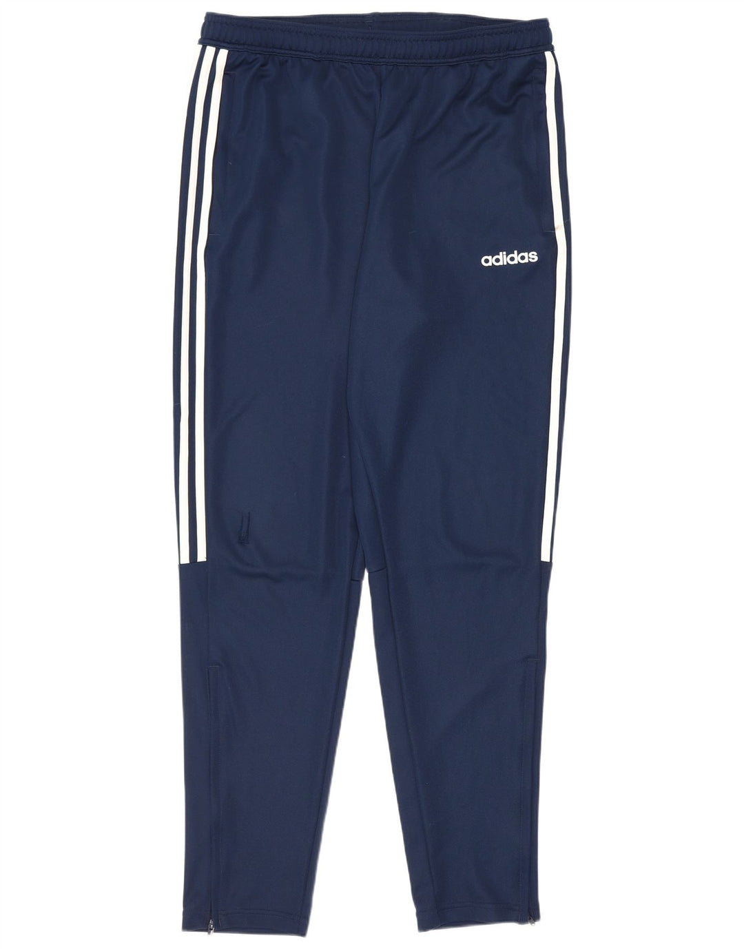 Adidas Mens Aeroready Tracksuit Trousers Large Navy Blue Polyester