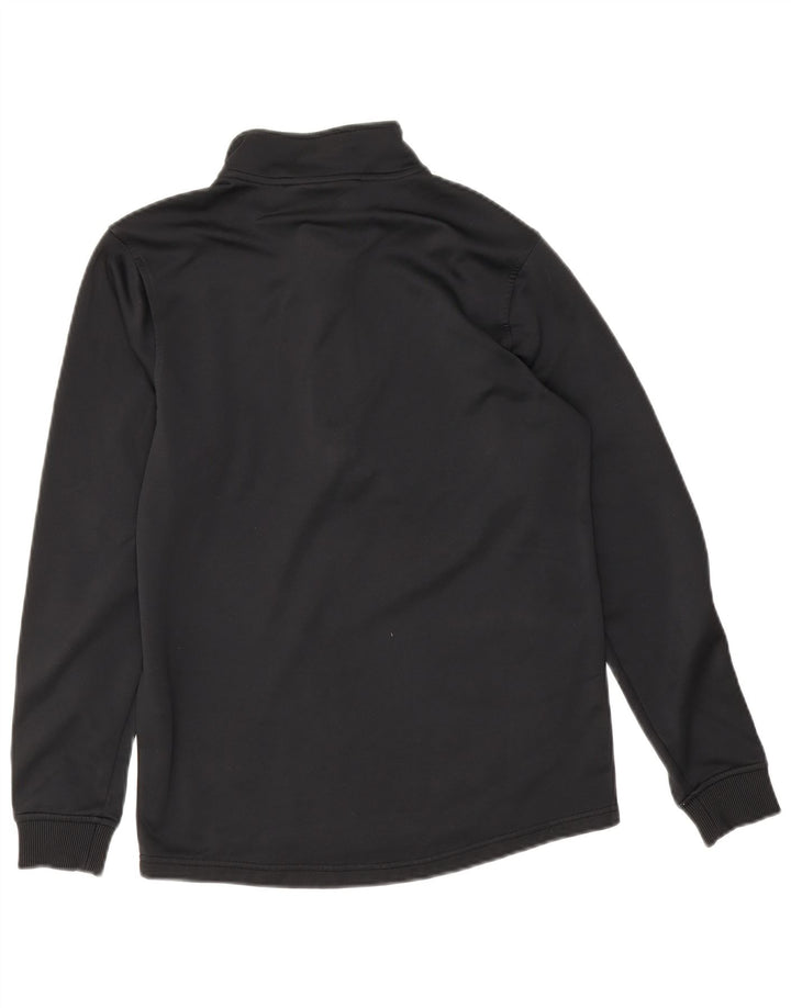 Under Armour Mens Cold Gear Zip Neck Sweatshirt Jumper XS Black Polyester