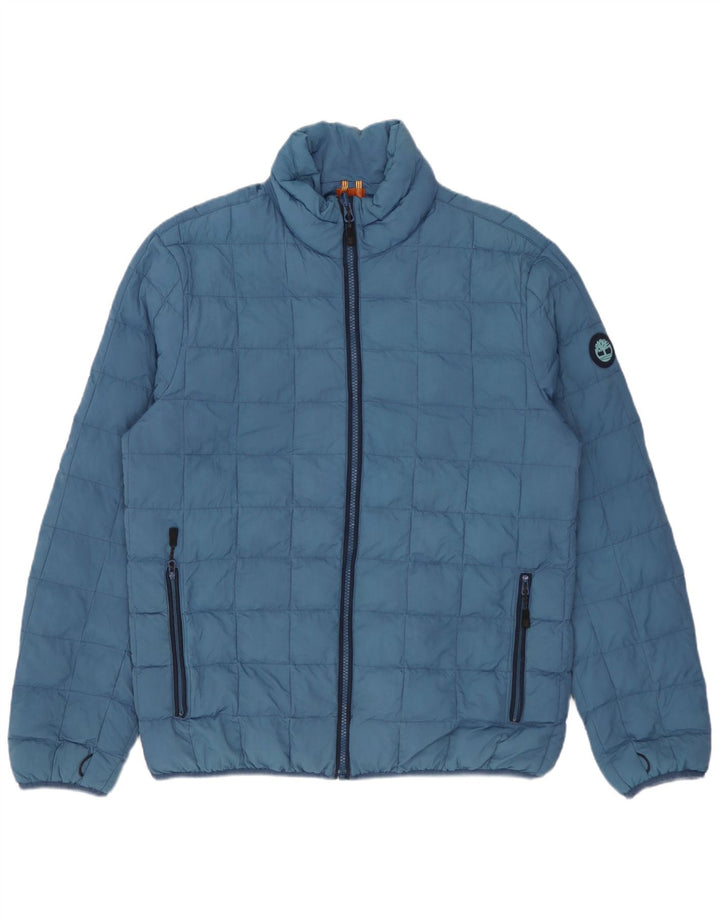 Jachetă căptușită pentru bărbați Timberland, UK 38, nailon albastru mediu