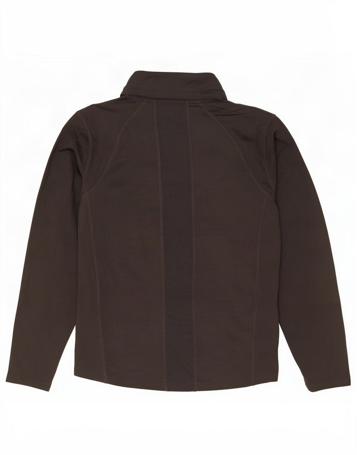Mountain Warehouse Camiseta masculina IsoCool com zíper e manga comprida cinza médio