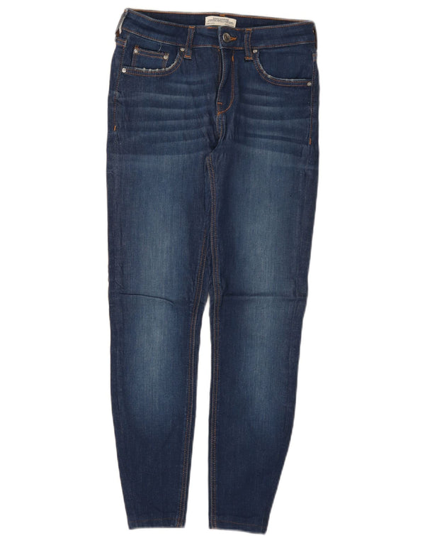Zara ženske uske traperice EU 34 2XS W24 L25 plavi pamuk