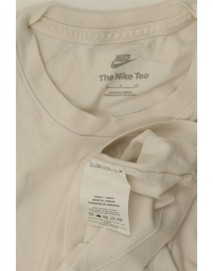 Nike Mens T-Shirt Top Small White Cotton