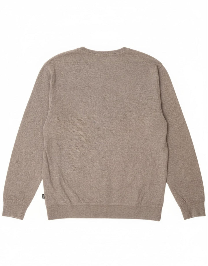 Vans Mens Graphic Sweatshirt Jumper XL Grey Cotton