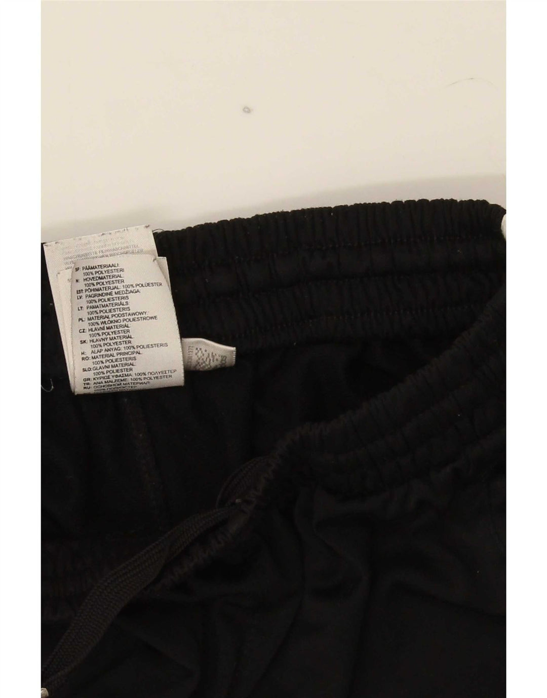 Adidas Boys Clima 365 Tracksuit Trousers 15-16 Years Black Polyester
