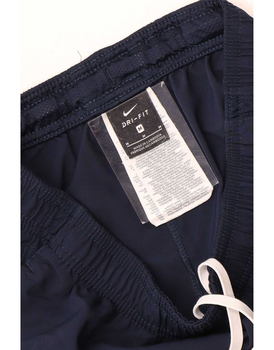 Nike Mens Dri Fit Sport Shorts Medium Navy Blue Polyester