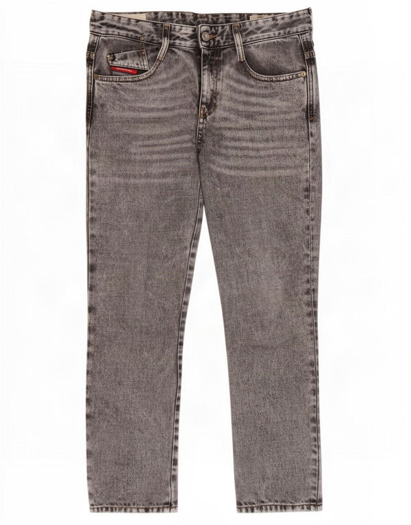 Jeans slim a vita bassa D-Rifty da donna Diesel W28 L30 cotone grigio