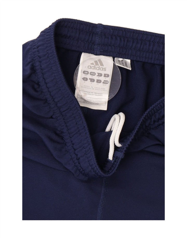 ADIDAS Mens Sport Shorts Small Navy Blue Polyester Vintage Adidas and Second-Hand Adidas from Messina Hembry 