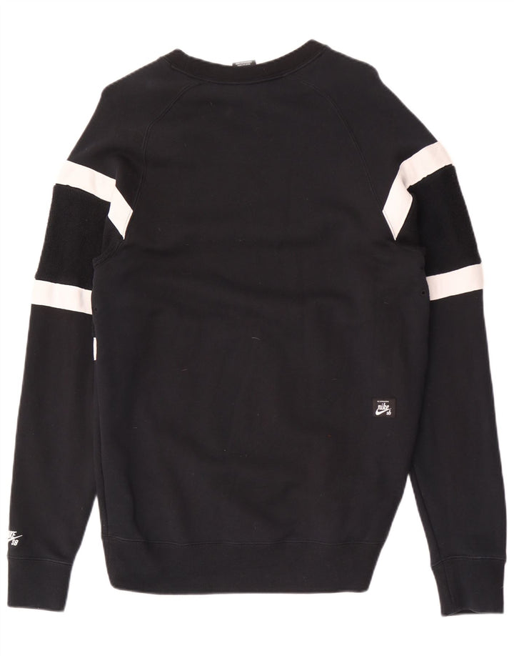 Nike Sweatshirt Jumper til mænd Medium Sort Colourblock Bomuld