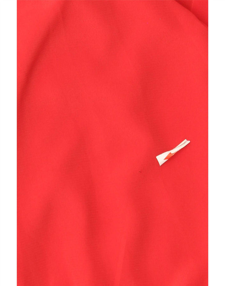 Icam Damen Hemdbluse IT 40 Small Rot Polyester