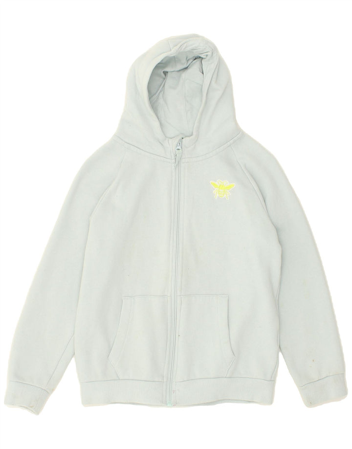 MOUNTAIN WAREHOUSE Boys Zip Hoodie Sweater 11-12 Years Blue Cotton Vintage Mountain Warehouse and Second-Hand Mountain Warehouse from Messina Hembry 