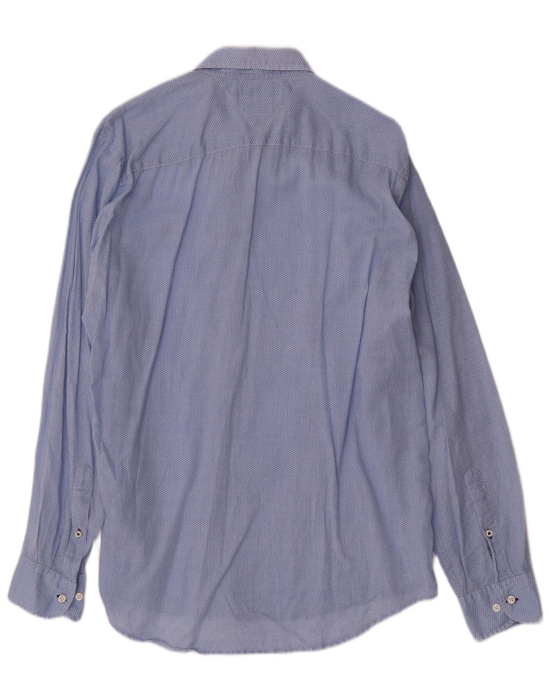 Tommy Hilfiger Mens Shirt Large Blue Check Cotton