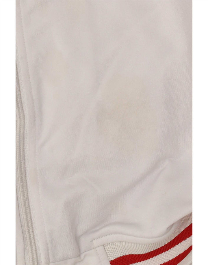 Giacca da tuta da uomo Kappa 2XL Poliestere color block bianco