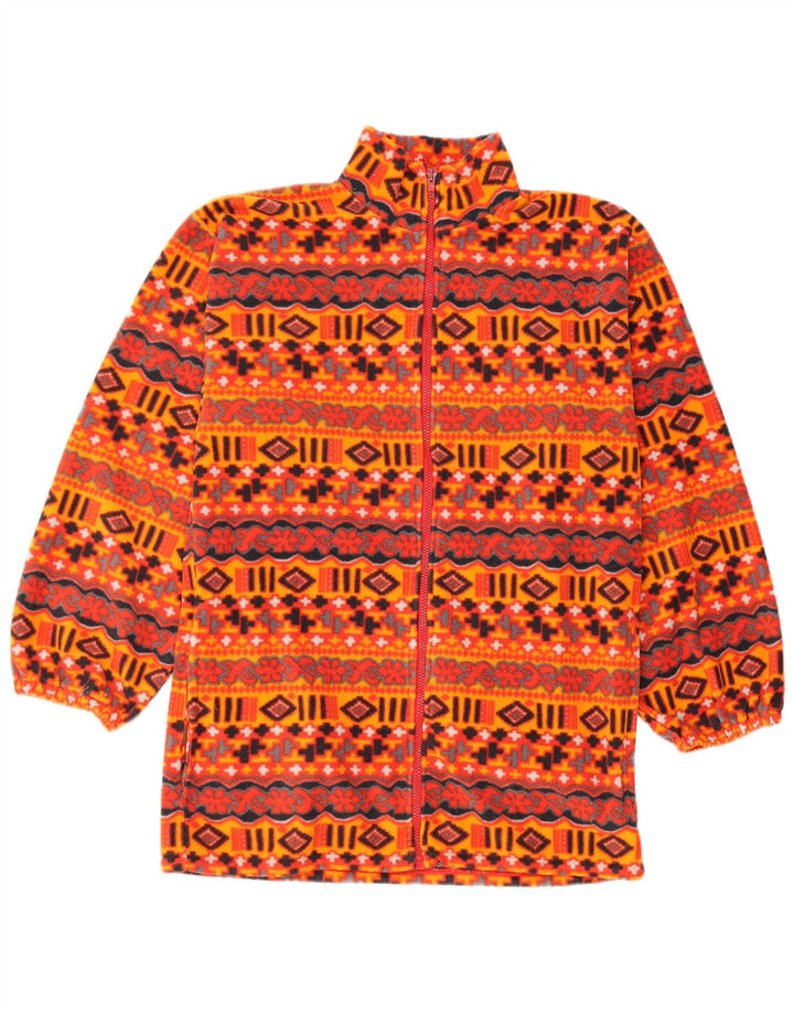 Męska kurtka polarowa Vintage UK 38 Średnia wielobarwna Fair Isle