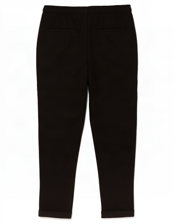 Schmale, verkürzte Herrenhose von Zara, Größe M, W32, L26, Schwarz, Polyester