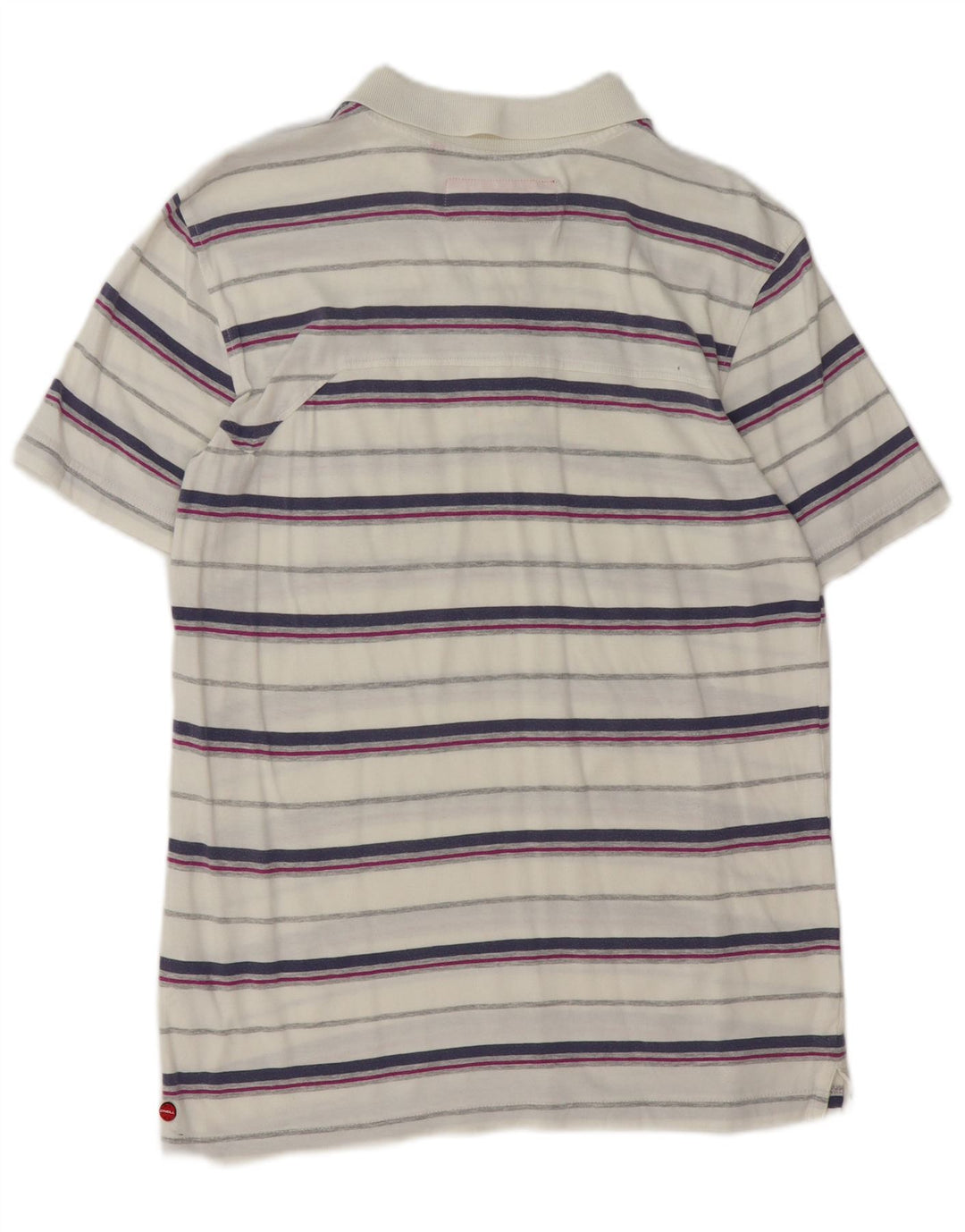 O'Neill herre poloshirt Medium hvid stribet bomuld