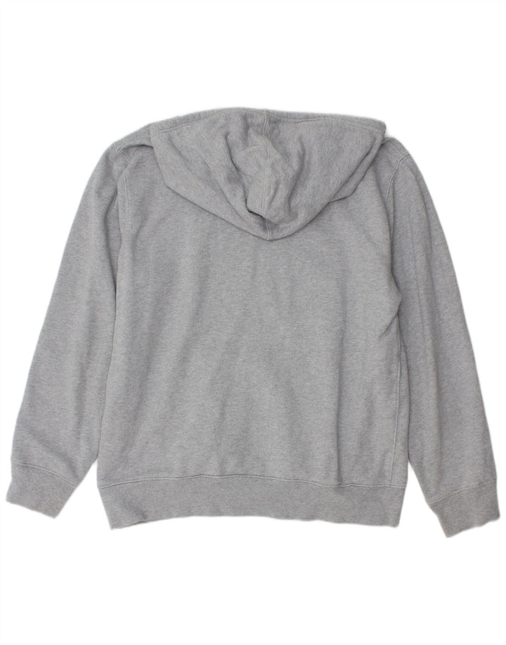 Levi's Mens Graphic Hoodie Jumper Large Grey Cotton