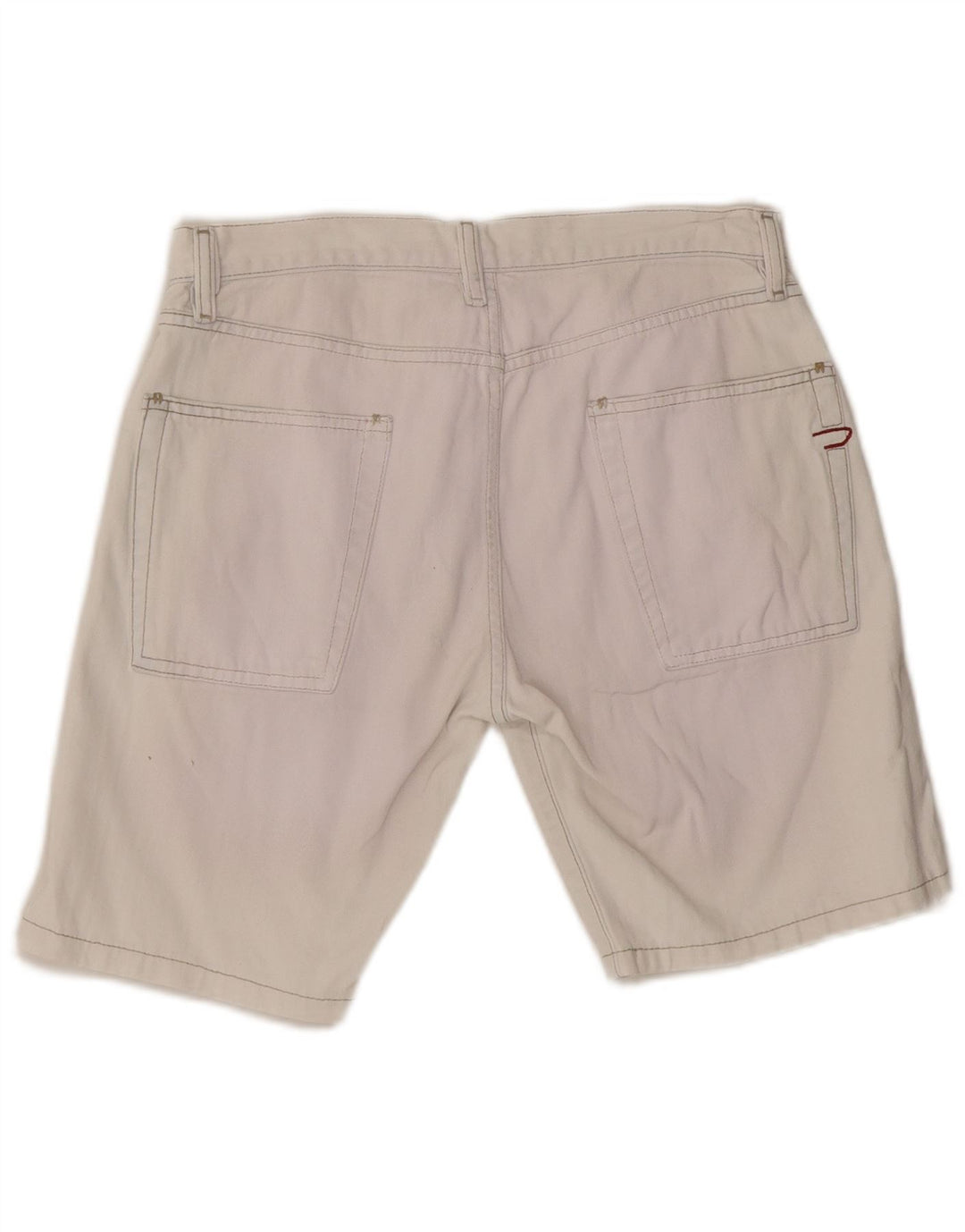 DIESEL Womens Denim Shorts W31 Medium  White Cotton