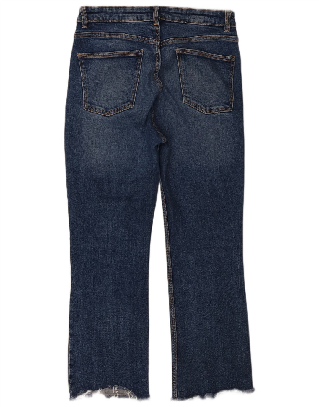 Zara Damen-Cropped-Jeans EU 40 Medium W30 L26 Blau