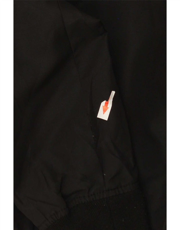 Zara Mens Bomber Jacket UK 38 Medium Negro Poliéster