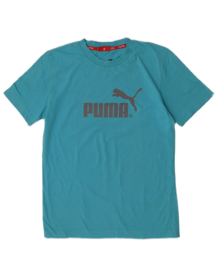 Puma Grafisk T-Shirt Top XS til mænd Blå