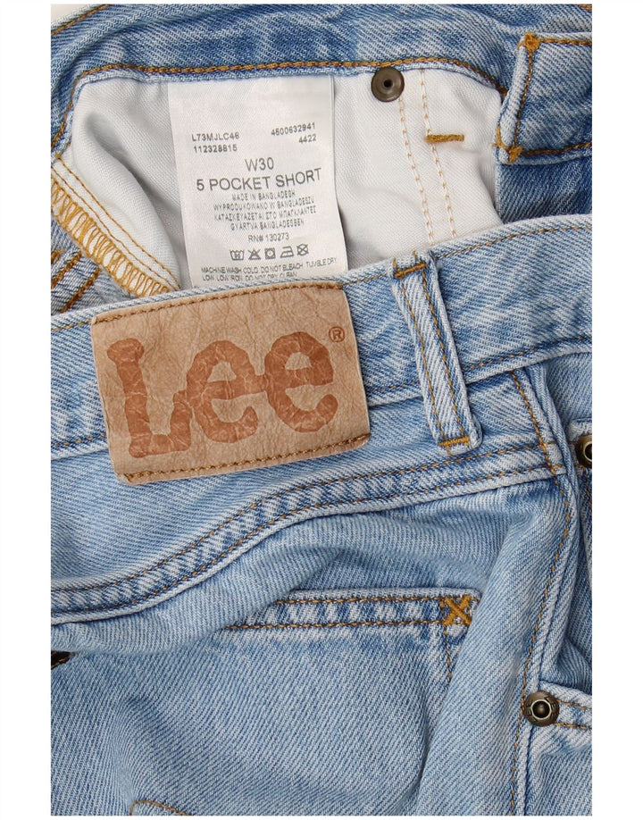 LEE Denim Shorts til mænd W30 Medium Blue Bomuld