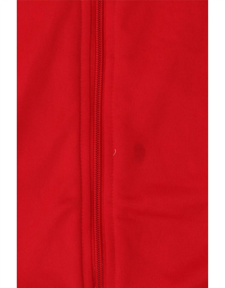 Damska bluza dresowa Adidas UK 12/14 Średni czerwony poliester