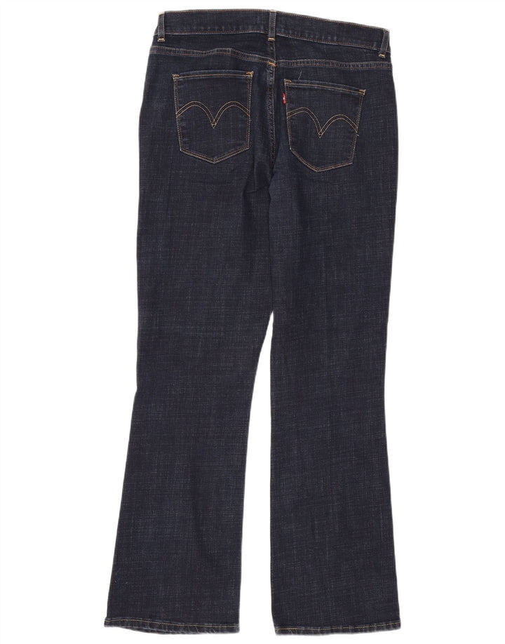 LEVI'S Womens Classic Bootcut Jeans US 10 Large W30 L30 Navy Blue Cotton