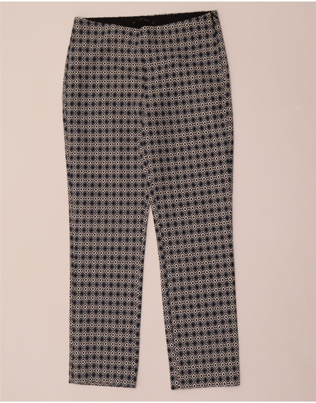 Pantalon décontracté femme ZARA moyen W28 L28 multicolore géométrique