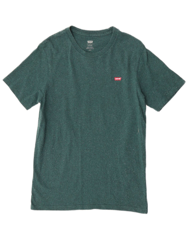 Levi's Mens Standard T-Shirt Top Small Green Cotton