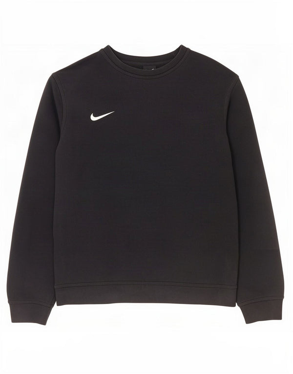 Nike Mens Sweatshirt Jumper Medium Black Cotton