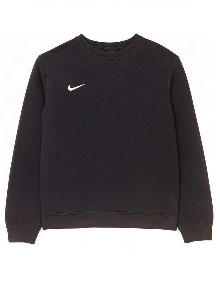 Nike Mens Sweatshirt Jumper Medium Black Cotton